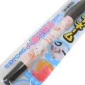 Japan Sanrio Oil-Based Twin Tip Marker Pen Fine & Bold - Hello Kitty & Tiny Chum : Strawberry - 2