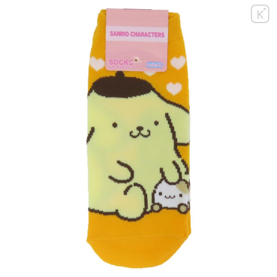 Japan Sanrio Socks - Pompompurin : Friend Love - 1
