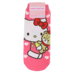 Japan Sanrio Socks - Hello Kitty & Tiny Chum : Friend Love