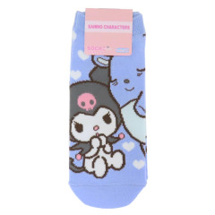 Japan Sanrio Socks - Kuromi : Friend Love