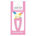 Japan Sanrio Acrylic Hair Clip - Usahana : Heart - 1