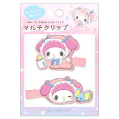Japan Sanrio Rubber Hair Clip Set - My Melody : Baby