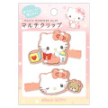 Japan Sanrio Rubber Hair Clip Set - Hello Kitty : Baby - 1