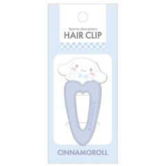 Japan Sanrio Acrylic Hair Clip - Cinnamoroll : Heart