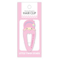 Japan Sanrio Acrylic Hair Clip - Little Twin Stars : Lala Heart - 1