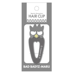 Japan Sanrio Acrylic Hair Clip - Badtz-maru : Heart