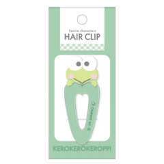 Japan Sanrio Acrylic Hair Clip - Keroppi : Heart