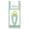 Japan Sanrio Acrylic Hair Clip - Keroppi : Heart - 1