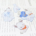 Japan Sanrio Clear Plump 3D Sticker Set - Cinnamoroll & Pochacco : Do You Love Me - 2