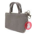 Japan Miffy Mini Pouch - Miffy : Tote Bag Grey Blue Red - 3