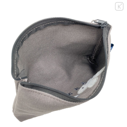 Japan Miffy Flat Pouch - Miffy : Grey Blue - 3