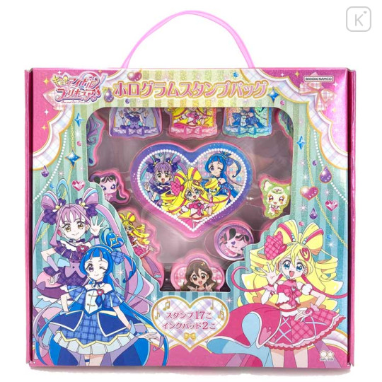 Japan Pretty Cure Rubber Stamp Set - Idol PreCure Hologram - 1