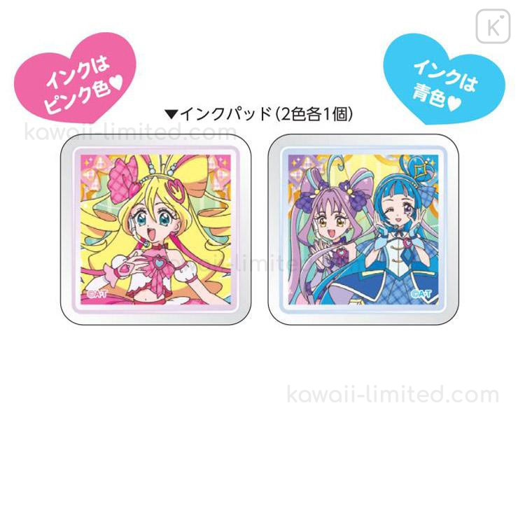 Japan Pretty Cure Rubber Stamp Set - Idol PreCure Hologram
