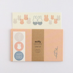 Japan Miffy Letter Envelope Set - Miffy : Color Shape Friend