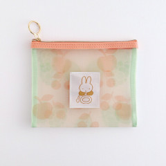 Japan Miffy Mesh Cosmetic Pouch - Miffy : Color Shape Fruits