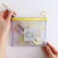 Japan Miffy Mesh Cosmetic Pouch - Miffy : Color Shape Star - 4