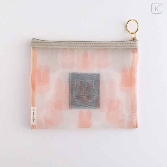 Japan Miffy Mesh Cosmetic Pouch - Miffy : Color Shape Friend - 2