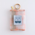 Japan Miffy Mesh Mini Pouch With Carabiner - Miffy : Color Shape Friend - 1