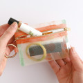 Japan Miffy Mesh Mini Pouch With Carabiner - Miffy : Color Shape Fruits - 5