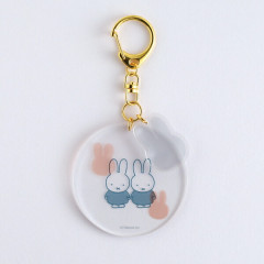 Japan Miffy Acrylic Keychain 2 Charm - Miffy : Color Shape Friend