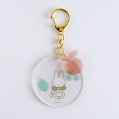 Japan Miffy Acrylic Keychain 2 Charm - Miffy : Color Shape Fruits