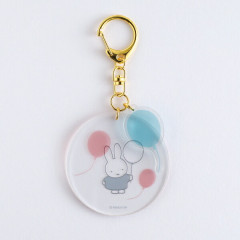 Japan Miffy Acrylic Keychain 2 Charm - Miffy : Color Shape Balloon