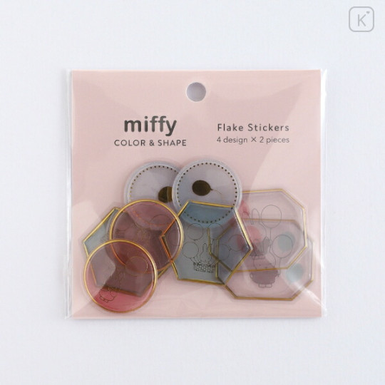 Japan Miffy Wax Style Seal Sticker - Miffy : Color Shape Balloon - 1
