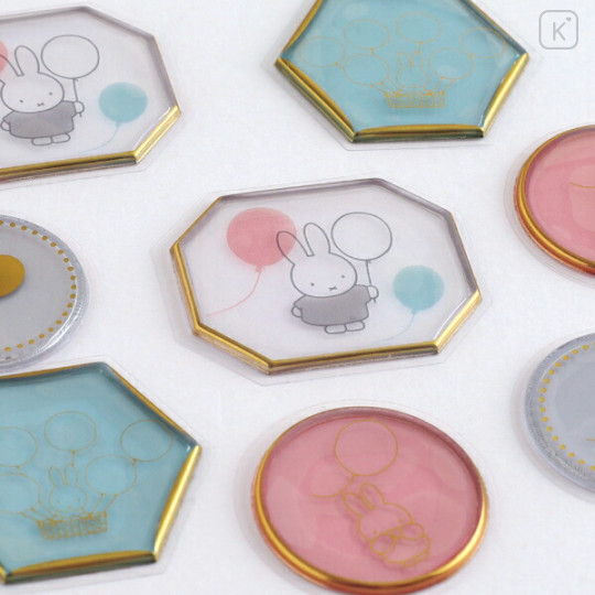 Japan Miffy Wax Style Seal Sticker - Miffy : Color Shape Balloon - 2