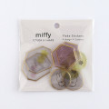 Japan Miffy Wax Style Seal Sticker - Miffy : Color Shape Star - 1