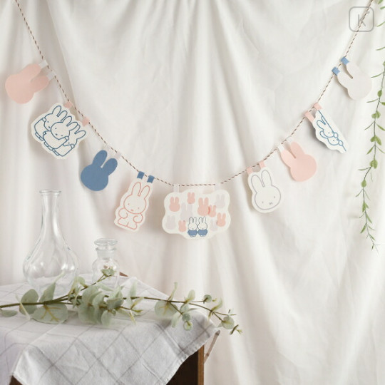 Japan Miffy Garland Card - Miffy : Color Shape Friend - 3