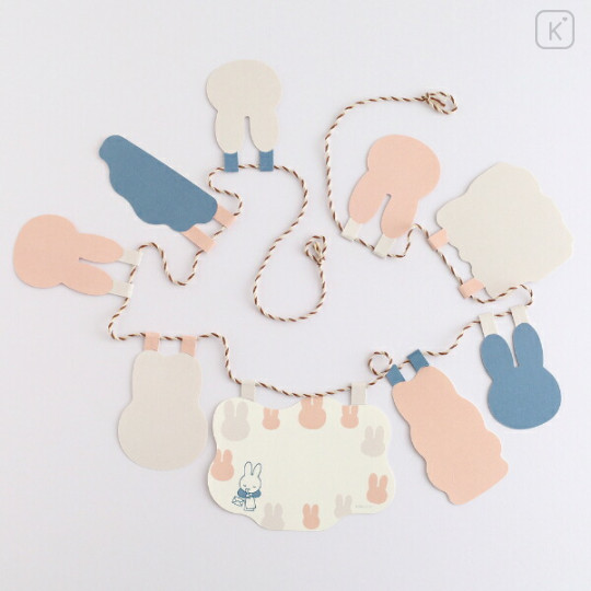 Japan Miffy Garland Card - Miffy : Color Shape Friend - 4