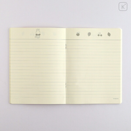 Japan Miffy A5 Notebook - Miffy : Color Shape Fruits - 2