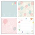Japan Miffy Square Memo Pad - Miffy : Color Shape Balloon - 2