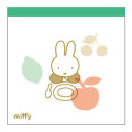 Japan Miffy Square Memo Pad - Miffy : Color Shape Fruits - 1