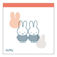 Japan Miffy Square Memo Pad - Miffy : Color Shape Friend