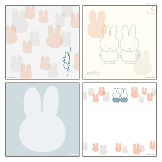 Japan Miffy Square Memo Pad - Miffy : Color Shape Friend - 2
