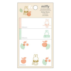 Japan Miffy Sticky Notes - Miffy : Color Shape Fruits