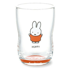 Japan Miffy Glass Tumbler - Miffy : Red Orange