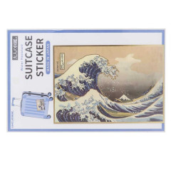 Japan Large Vinyl Picture Book Suitcase Sticker - The Great Wave off Kanagawa
