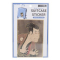 Japan Large Vinyl Picture Book Suitcase Sticker - Sharaku - 1
