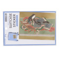 Japan Large Vinyl Picture Book Suitcase Sticker - Murasaki Shikibu - 1