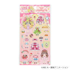 Japan Pretty Cure Playing Sticker - Idol PreCure : Transformation Dress-up Pink