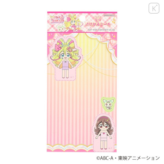 Japan Pretty Cure Playing Sticker - Idol PreCure : Transformation Dress-up Pink - 2