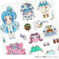 Japan Pretty Cure Playing Sticker - Idol PreCure : Transformation Dress-up Blue - 4