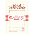Japan Monchhichi × Sanrio Mini Letter Set - Hello Kitty : 50th Anniversary Party B - 1