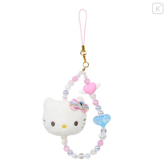 Japan Sanrio Face Mascot Strap - Hello Kitty : Fantasy Collection Rainbow - 1