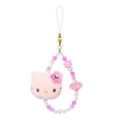 Japan Sanrio Face Mascot Strap - Hello Kitty : Fantasy Collection Kaohana