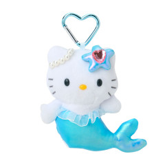 Japan Sanrio Mascot Holder - Hello Kitty : Fantasy Collection Mermaid Blue