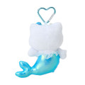 Japan Sanrio Mascot Holder - Hello Kitty : Fantasy Collection Mermaid Blue - 2