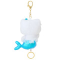 Japan Sanrio Reel Mascot Holder - Hello Kitty : Fantasy Collection Mermaid Blue - 2